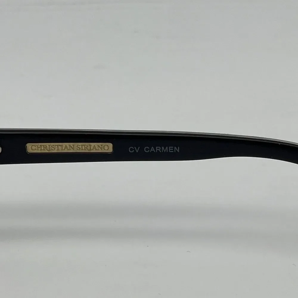 Christian Soriano CV Carmen Eyeglasses Frames 53-14-138 BWNSK Snakeskin Inspired